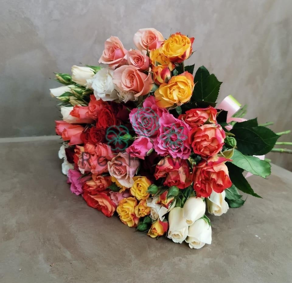 Букет цветов из: Розы в Строкино