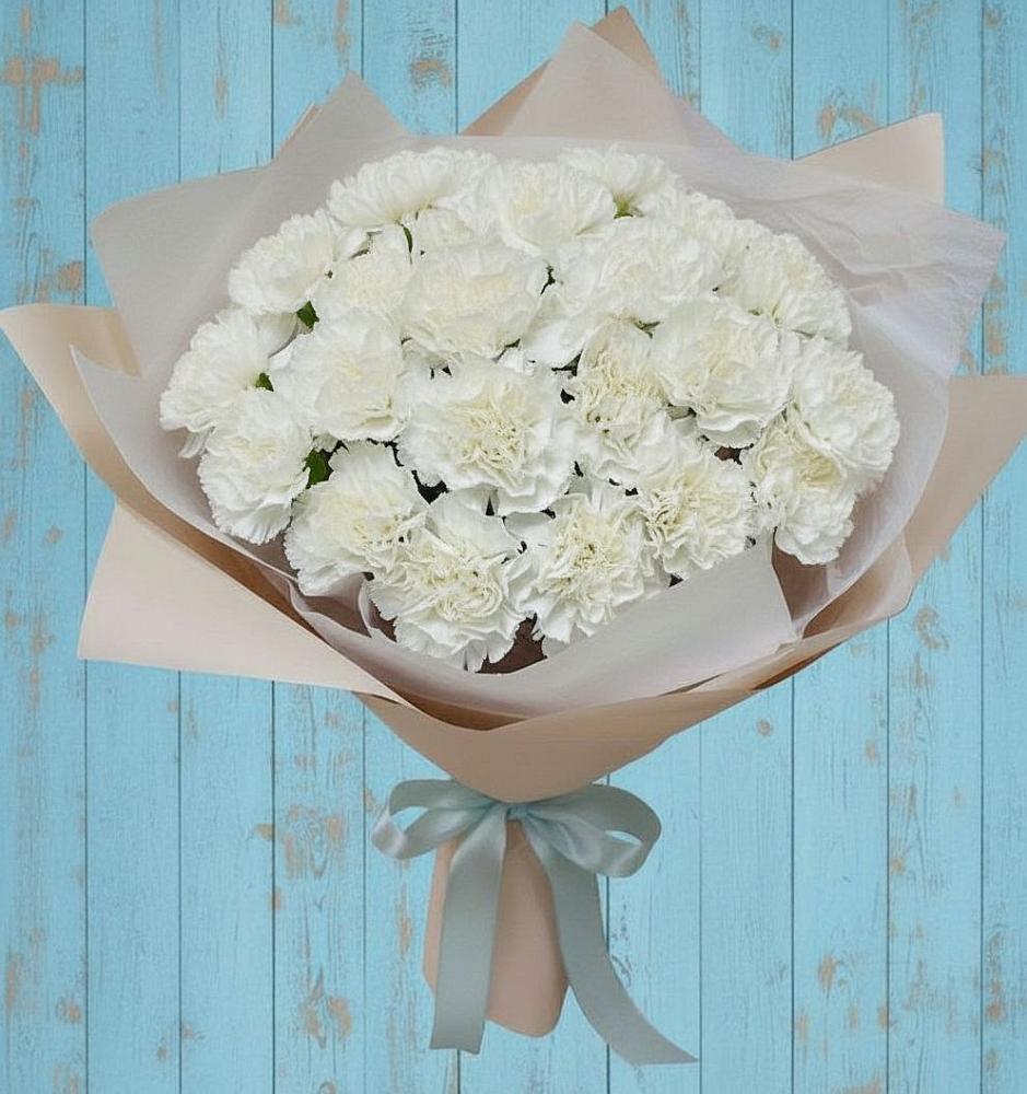 Букет цветов из: Гвоздики в Строкино