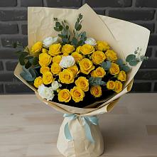 Букет цветов из:  Розы #REPLACE_PRED# Строкино