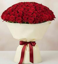 Букет 101 Красная роза Милано #REPLACE_PRED# Строкино