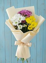 Букет цветов из:  Хризантемы в Строкино