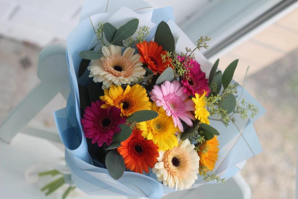 Букет цветов из: Герберы в Строкино