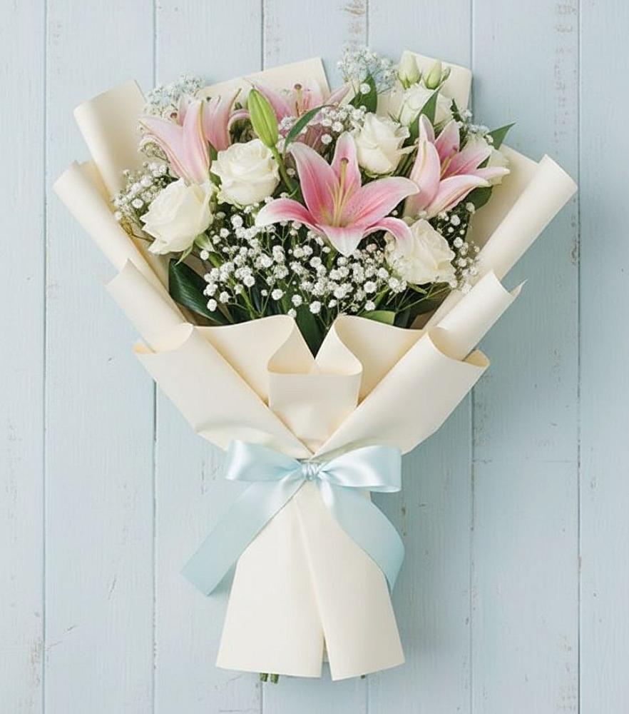 Букет цветов из: Лилии в Строкино