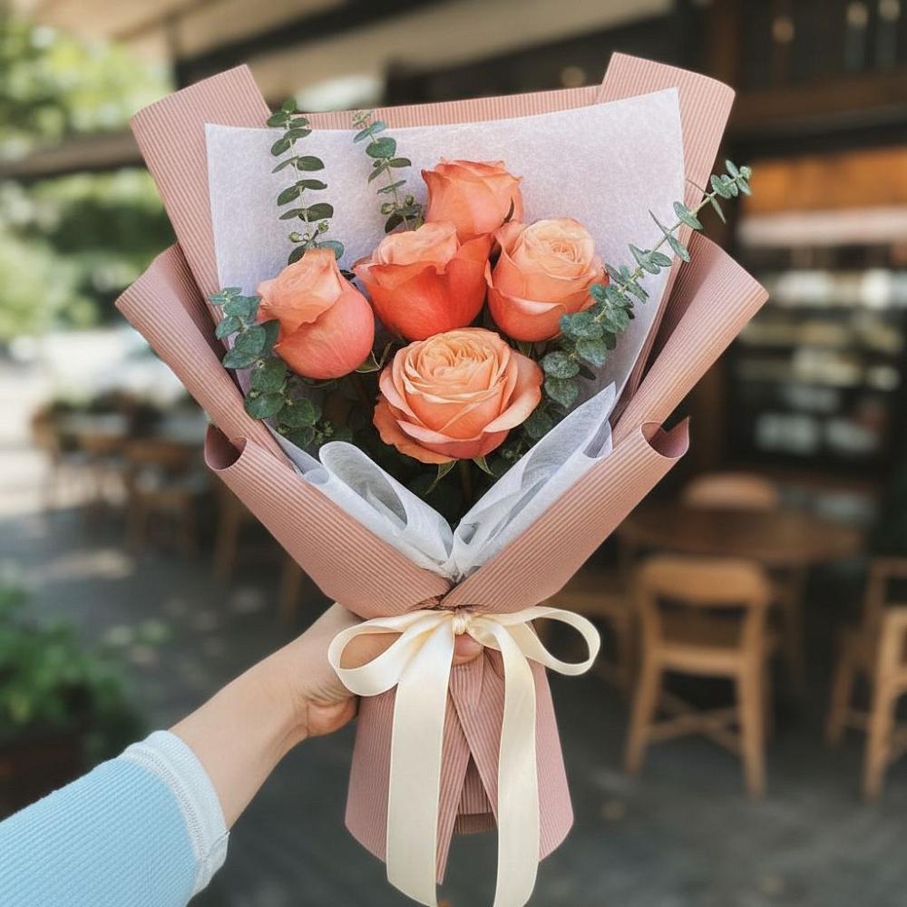 Букет цветов из: Розы в Строкино