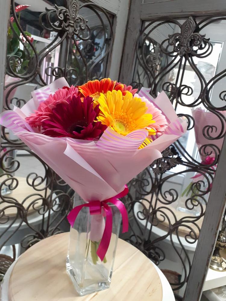 Букет цветов из: Герберы в Строкино