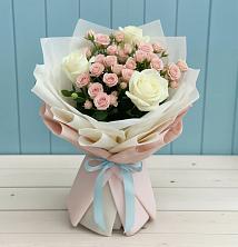 Букет цветов из:  Розы в Строкино