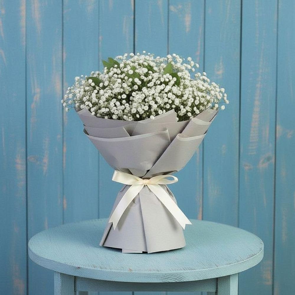 Букет цветов из: Гипсофила в Строкино