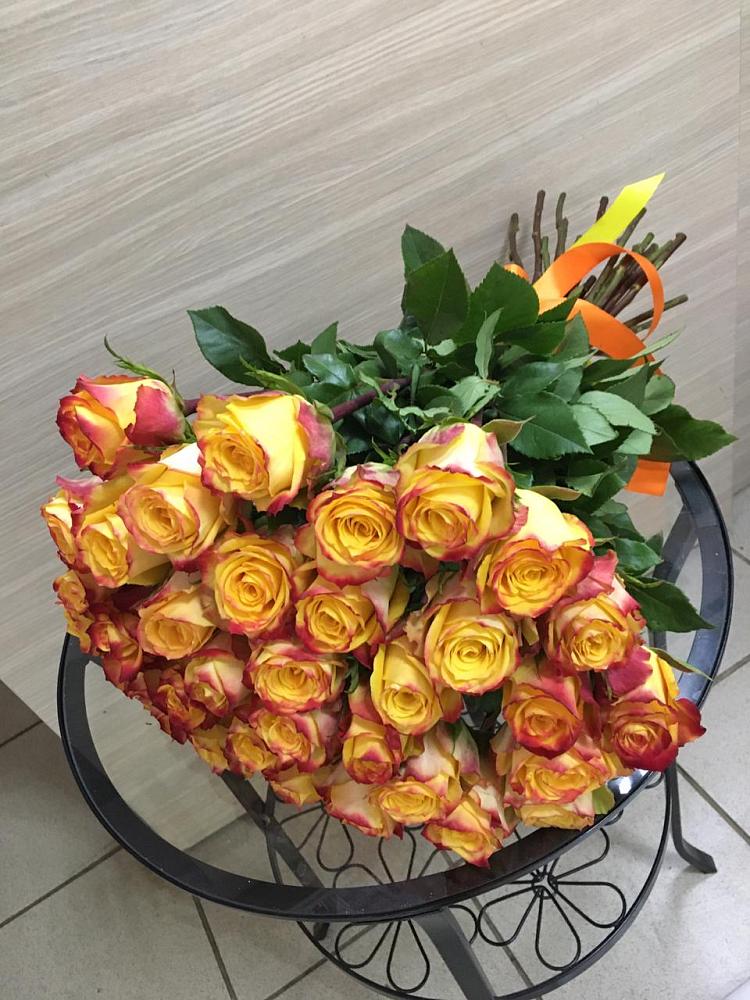 Букет Желтые розы в Строкино