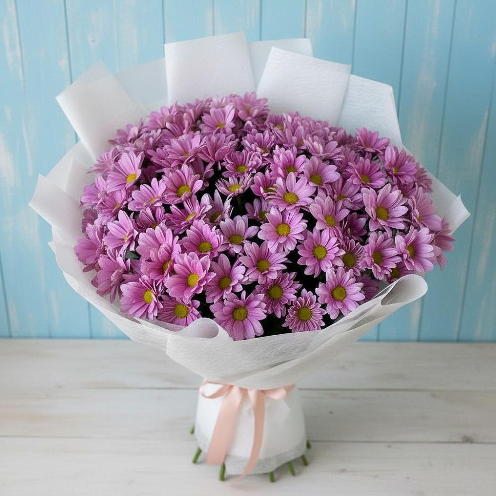 Букет цветов из: Хризантемы в Строкино