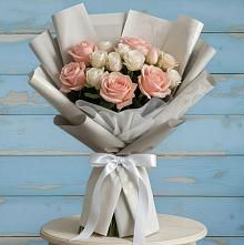 Букет цветов из:  Розы в Строкино