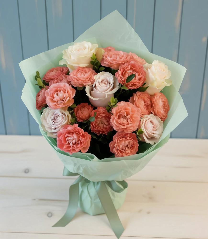 Букет цветов из: Розы в Строкино