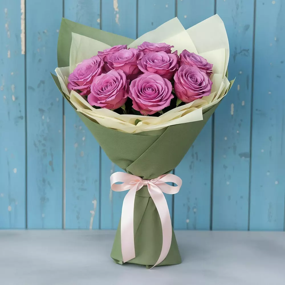 Букет Розы Фёрст Леди в Строкино