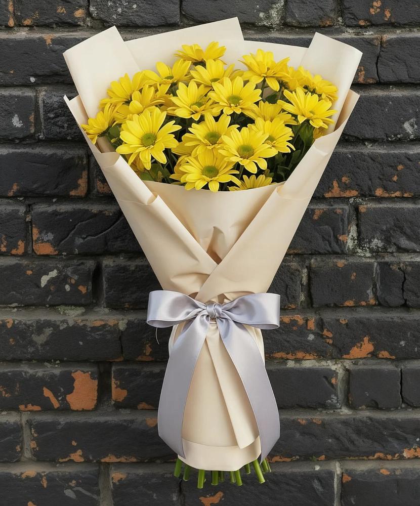 Букет цветов из: Хризантемы в Строкино