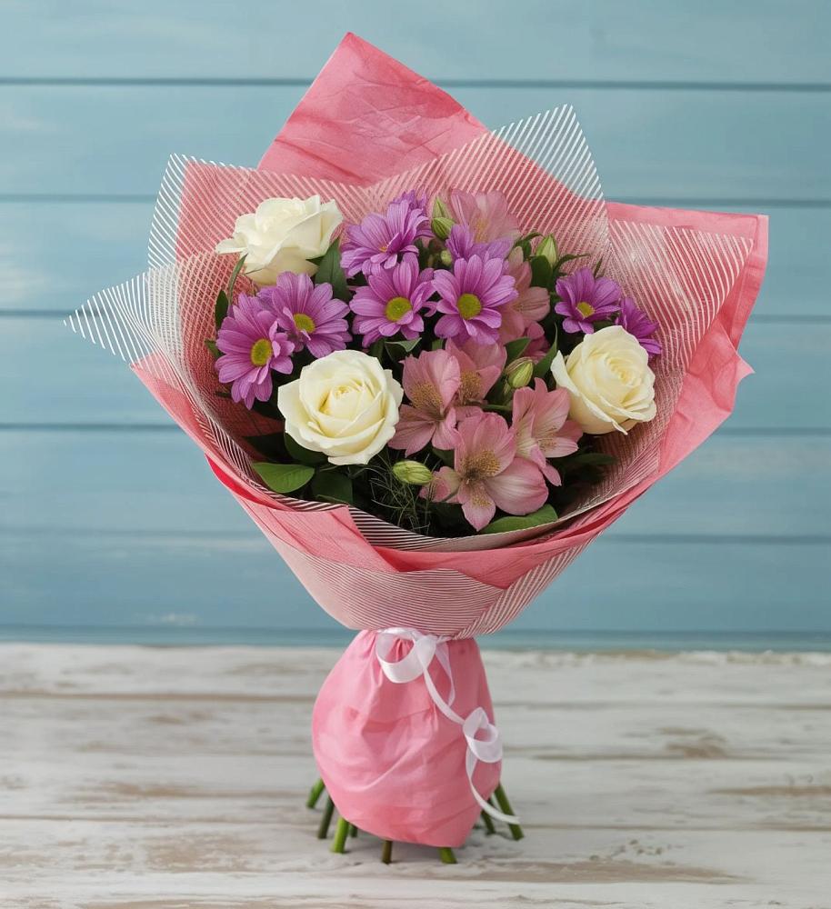 Букет цветов из: Герберы в Строкино