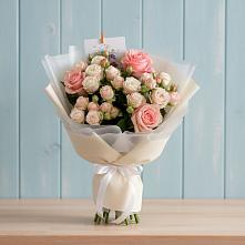 Букет цветов из:  Розы в Строкино
