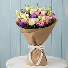 Букет цветов из:  Лизиантусы в Строкино