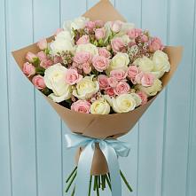 Букет цветов из:  Розы в Строкино